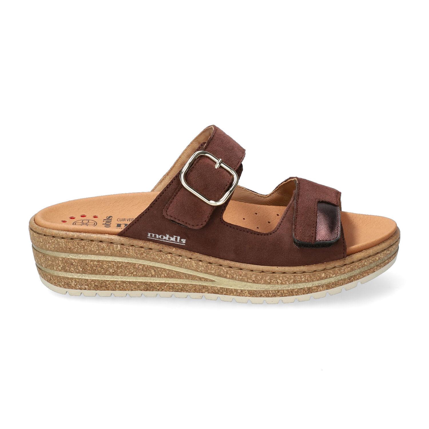 mules femme modèle Randya chataigne - Mephisto